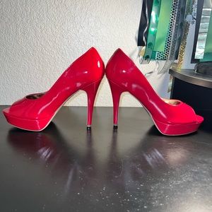 Open Toe High Heel Pump